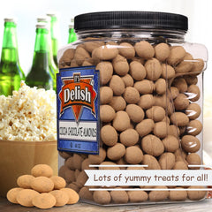Chocolate Cocoa Dusted Almonds 44 OZ Jumbo Container