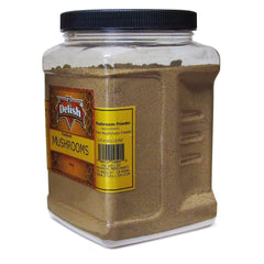 Ground Dried Mushroom Powder 24 OZ Jumbo Jar