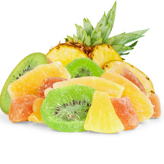 Tropical Dried Mixed Fruit Chunks 40 OZ Jumbo Container