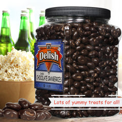 Dark Chocolate Cranberries 3 LBS Jumbo Container