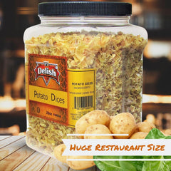 Dehydrated Potato Dices  20 Oz JumboContainer