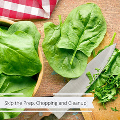 Chopped Spinach Flakes 8 Oz Jumbo Jar