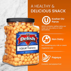 Yogurt Papaya Dices 3 LBS Jumbo Container