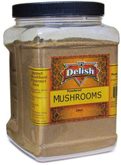 Ground Dried Mushroom Powder 24 OZ Jumbo Jar