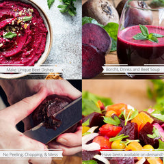 Dehydrated Beet Dices by It's Delish – 4 LBS Restaurant Gallon Jug with Handle | Premium Dried Diced Red Beets for Borscht, Salads, Hummus, Smoothies & Long Term Food Storage – Kosher