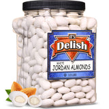 White Jordan Almonds 3.5 Lbs Jumbo Container