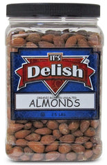 Roasted Unsalted Organic Almonds 2.5 lbs Jumbo  Jar