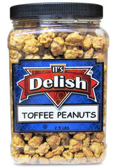 Toffee Coated Peanuts  - 2.5 LBS Jumbo Reusable Container Jar