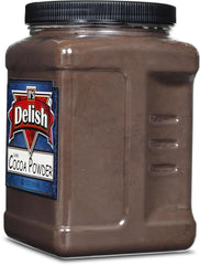 Gourmet Black Cocoa Powder by Its Delish, 25 Oz (1.56 lbs) Jumbo Container | Premium Chocolatier Grade Dutch 12% Fat Dark Cocoa Powder for Baking, Coloring and Flavoring - Vegan, Non-Dairy, Kosher
