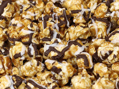 Chocolate Zigzag Popcorn