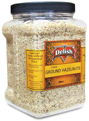 Ground Hazelnuts -28 OZ | JUMBO REUSABLE CONTAINER