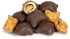 Dark Chocolate Covered Peanut Butter Pretzels 1.8 LBS Jumbo