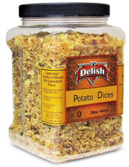 Dehydrated Potato Dices – 20 Oz Jumbo Reusable Container