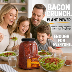 Its Delish Imitation Bacon Bits 4 Lbs Bulk Gallon Jug,