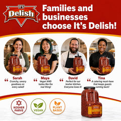 Its Delish Imitation Bacon Bits 4 Lbs Bulk Gallon Jug,