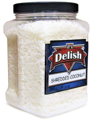 RAW UNSWEET SHREDDED COCONUT 14 OZ | Jumbo Jar