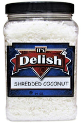 RAW UNSWEET SHREDDED COCONUT 14 OZ | Jumbo Jar