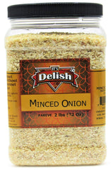 MINCED ONION, 32 OZ (2 LBS) | JUMBO CONTAINER