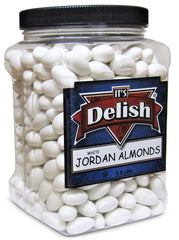 White Jordan Almonds, 3.5 lbs Jumbo Container