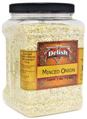 MINCED ONION, 32 OZ (2 LBS) | JUMBO CONTAINER