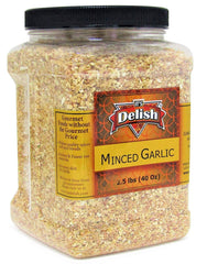 DRIED MINCED GARLIC, 40 OZ (2.5 LBS) | Jumbo Jar