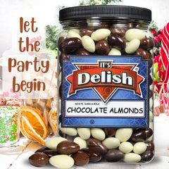 Chocolate Covered Almonds Medley — Jumbo Jar