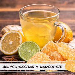 Crystallized Ginger Chunks with Lime