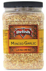 DRIED MINCED GARLIC, 40 OZ (2.5 LBS) | Jumbo Jar