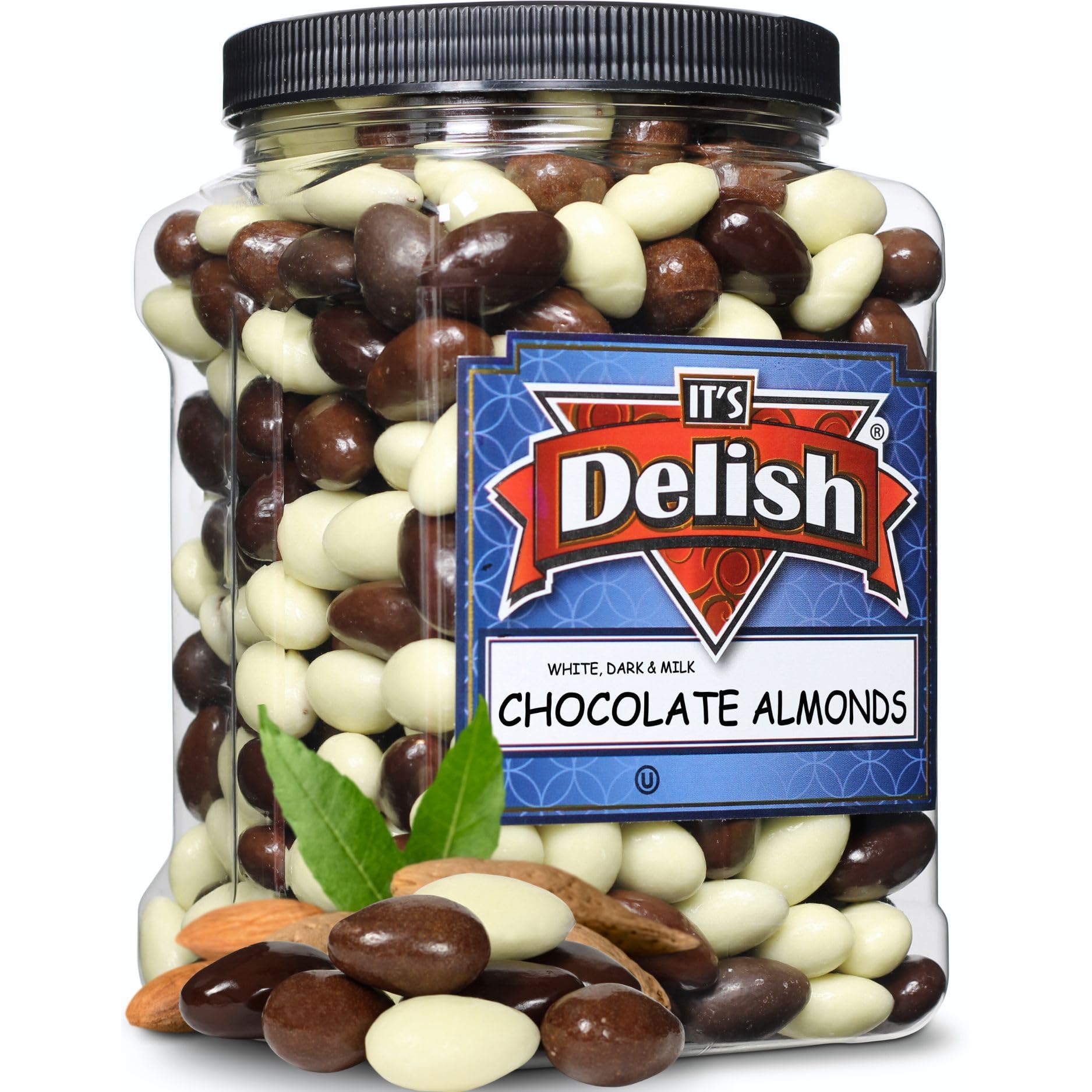Chocolate Covered Almonds Medley — Jumbo Jar