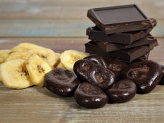 Organic Dark Chocolate Covered Banana Chips