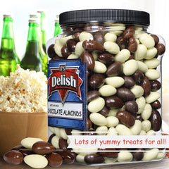 Chocolate Covered Almonds Medley — Jumbo Jar