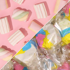 Marshmallow Style Taffy Chews, 18 Oz Jumbo Container