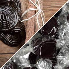 Black Licorice Flavored Taffy Chews