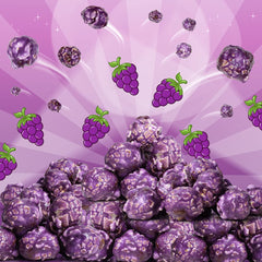 Purple Grape Flavored Popcorn