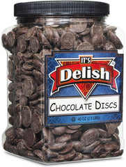 Semi-Sweet Chocolate Discs   2.5 Lbs Jumbo Container