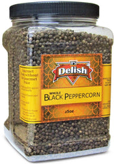 Whole Black Peppercorns – 35  OZ | Jumbo Jar