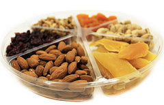 Gourmet Nut & Dried Fruit Variety 6-Section Gift Tray