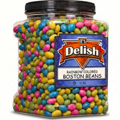 Rainbow Boston Beans 3 lbs  Jar DLX