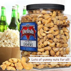 Honey Roasted Cashews 36 Oz Reusable Jumbo Container