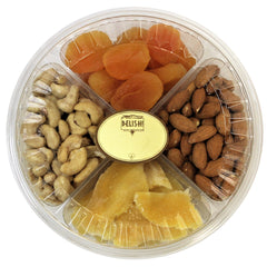 asorted Fruit & Nut 4-Section Gifttray