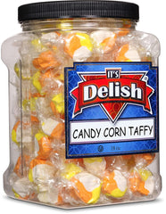 Candy Corn Style Taffy Chews , 18 OZ Jumbo Container