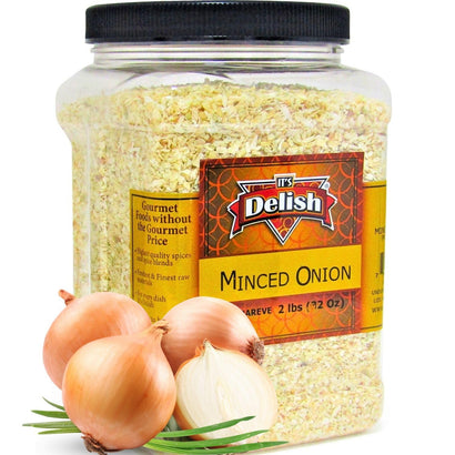 Minced Onion  2 lbs Jumbo Container Jar