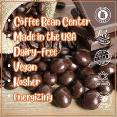 Dark Chocolate Covered Espresso Beans