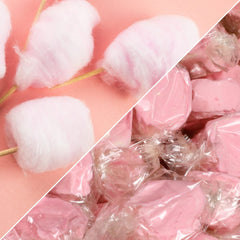 Cotton Candy Taffy Chews , 18 Oz Jumbo Container