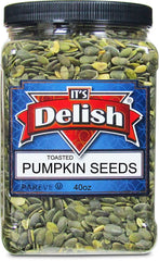 Toasted Pumpkin Seeds – 40 OZ JUMBO  Jar