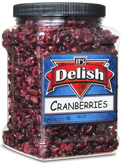 Dried Cranberries 36 Oz Jumbo Container
