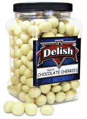 White Chocolate Covered Cherries  3 lbs Jumbo Container