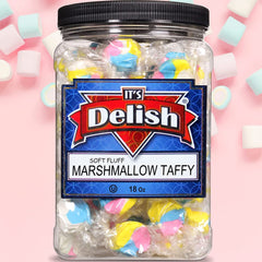 Marshmallow Style Taffy Chews, 18 Oz Jumbo Container