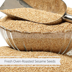 Toasted Whole Sesame Seeds - 5 LB Gallon Size Container Jug