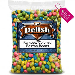 Rainbow Colored Boston Beans Candy